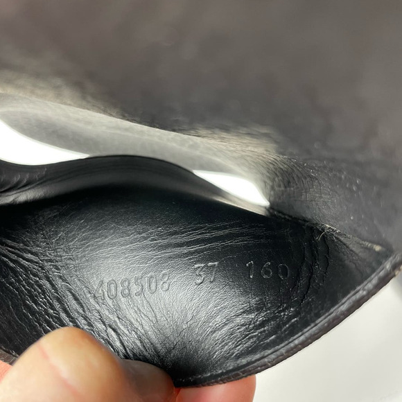 SOLD Gucci GG Blooms Supreme Floral Slide Slip On Rubber Sandals Flats EU 37 - Picture 11 of 13